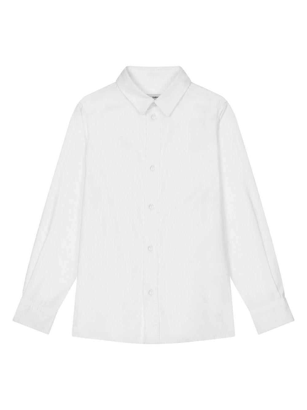 Camicia per bambino Dolce & Gabbana Kids bianca con colletto classico L43S23 FJ5GU W0800 DOLCE & GABBANA KIDS