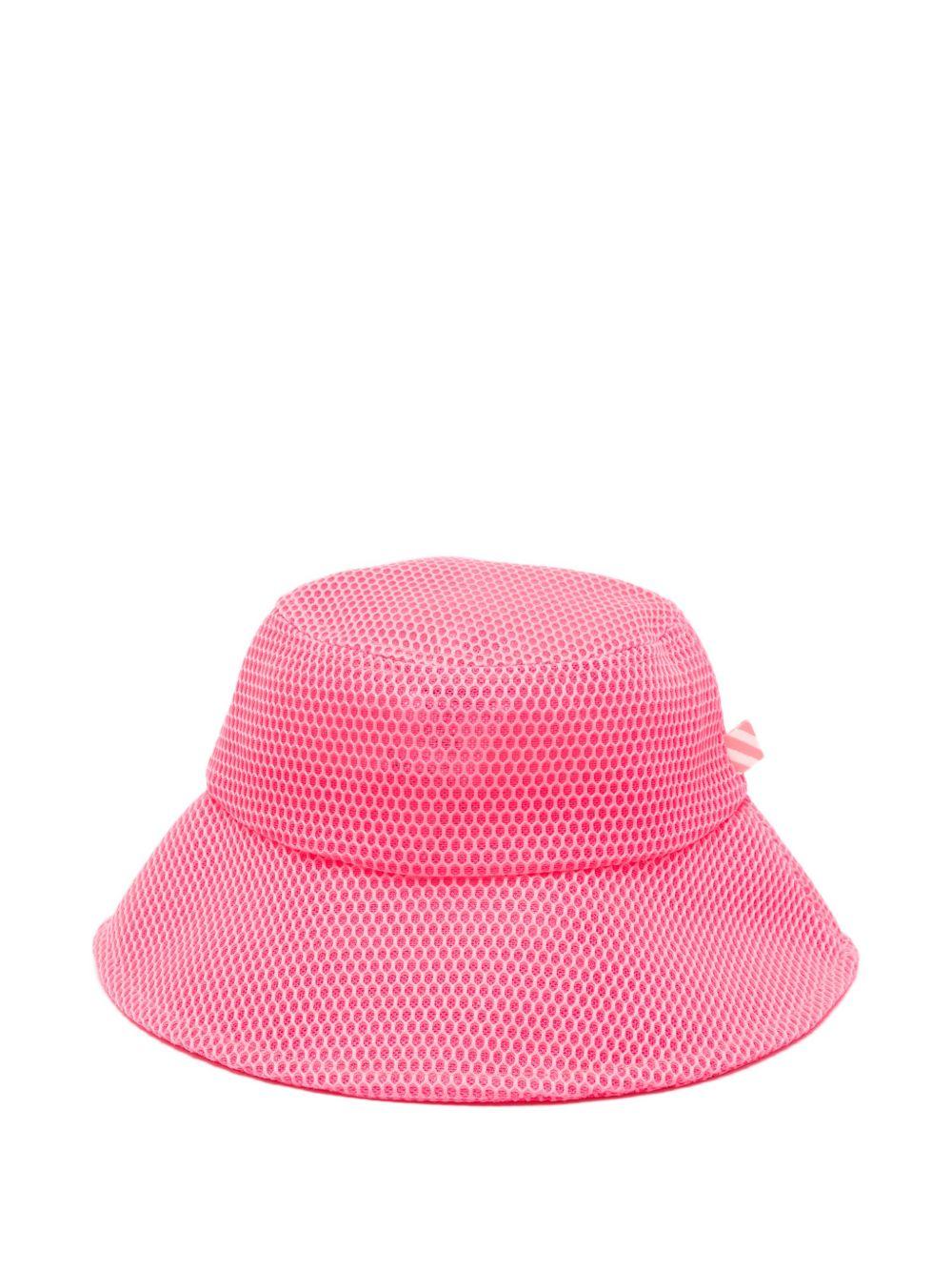 Cappello per bambina Billieblush rosa decorazione a fiori U22171 499 BILLIEBLUSH KIDS