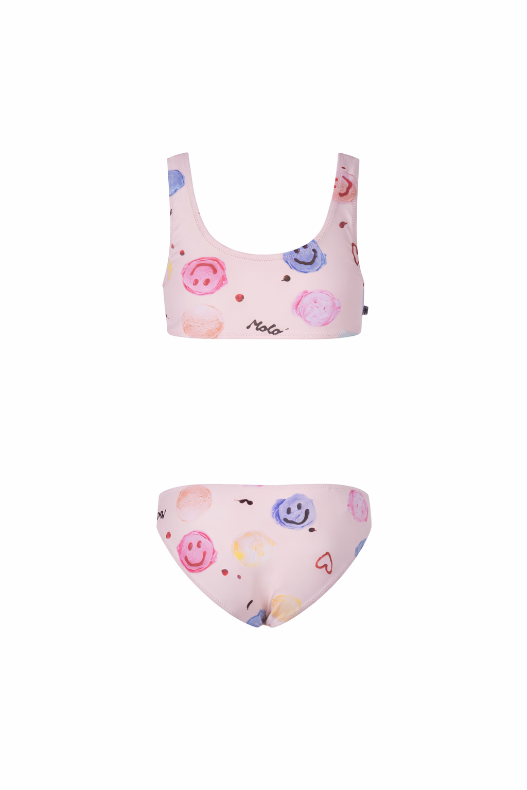 Bikini per bambina Molo Kids bianco a scollo ampio 8S26P112 9502 MOLO KIDS