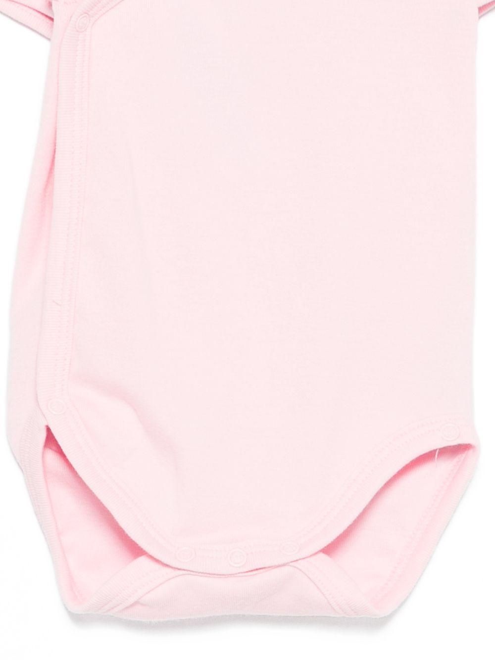 Set di tre tutine per neonata Petit Bateau multicolore a maniche corte A0FYS 00 PETIT BATEAU KIDS