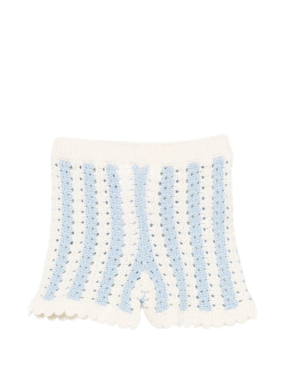 Shorts per neonata Louise Misha multicolore con lavorazione a uncinetto FRC-S26-S0259 BLUE LOUISE MISHA