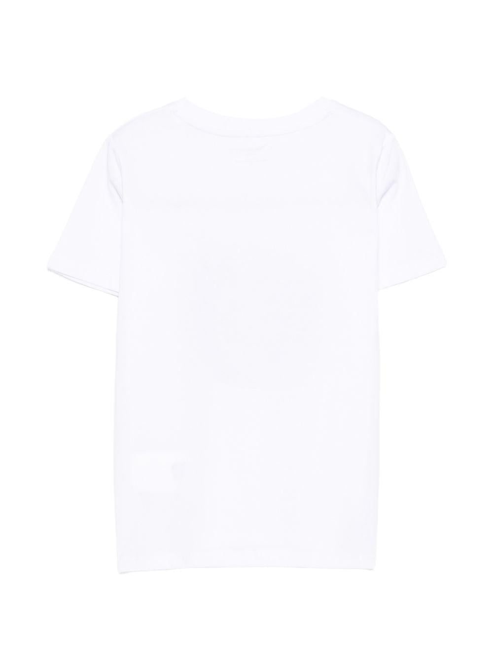 T-shirt per bambino Stella McCartney Kids bianca con stampa balena TY8Q61 Z0434 100 STELLA McCARTNEY KIDS