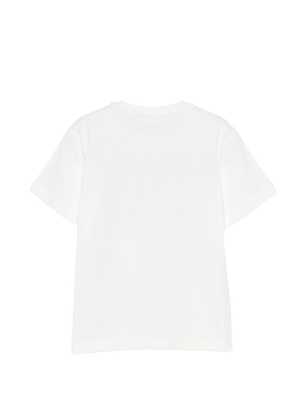 T-shirt per bambina Elisabetta Franchi La Mia Bambina bianca con paillettes EFTS2590JE006 0115 ElISABETTA FRANCHI