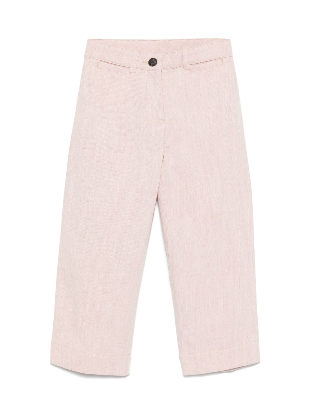 Pantaloni per bambina Bonpoint Gersande rosa con due tasche posteriori applicate S05GPAW00002 023B BONPOINT