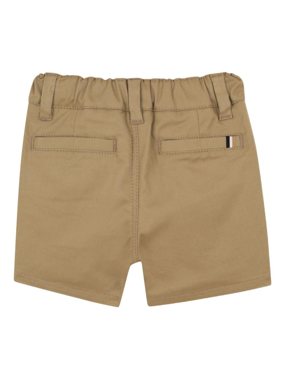 Shorts per neonato Boss Kids beige con bottoni J52870 295 BOSS KIDS