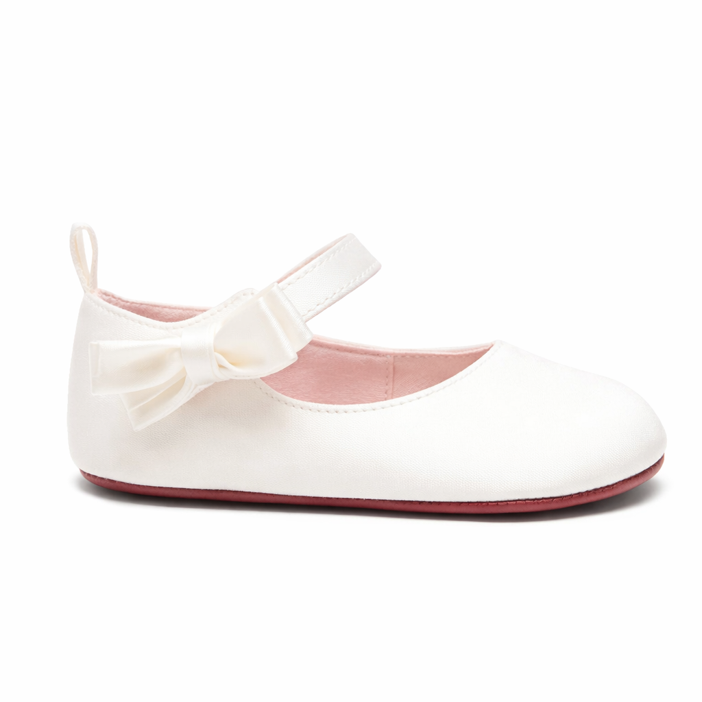 Ballerine per neonata Christian Louboutin Kids bianche con dettaglio fiocco 3220544 T516 CHRISTIAN LOUBOUTIN KIDS
