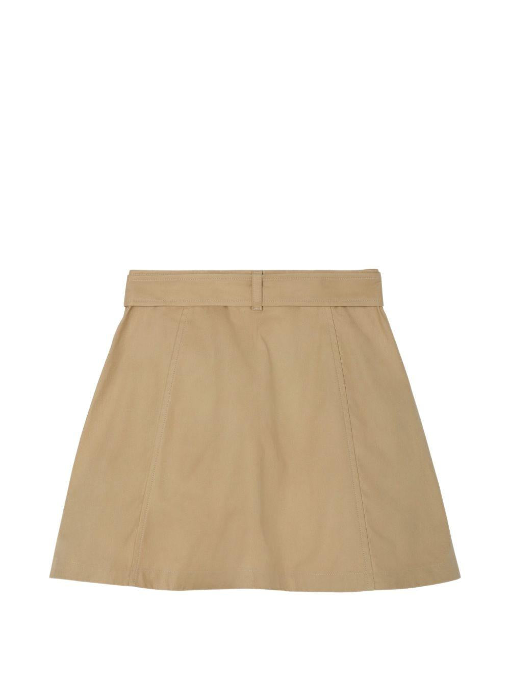 Gonna per bambina Burberry Kids beige con tasche laterali 8126201 B9719 BURBERRY KIDS