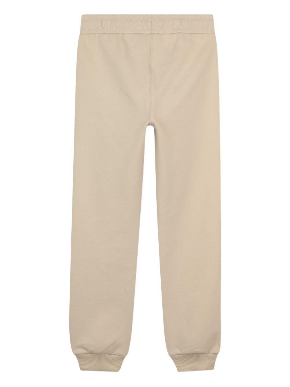 Pantaloni sportivi per bambina Chloé Kids beige con coulisse e logo C20826 72J CHLOE' KIDS