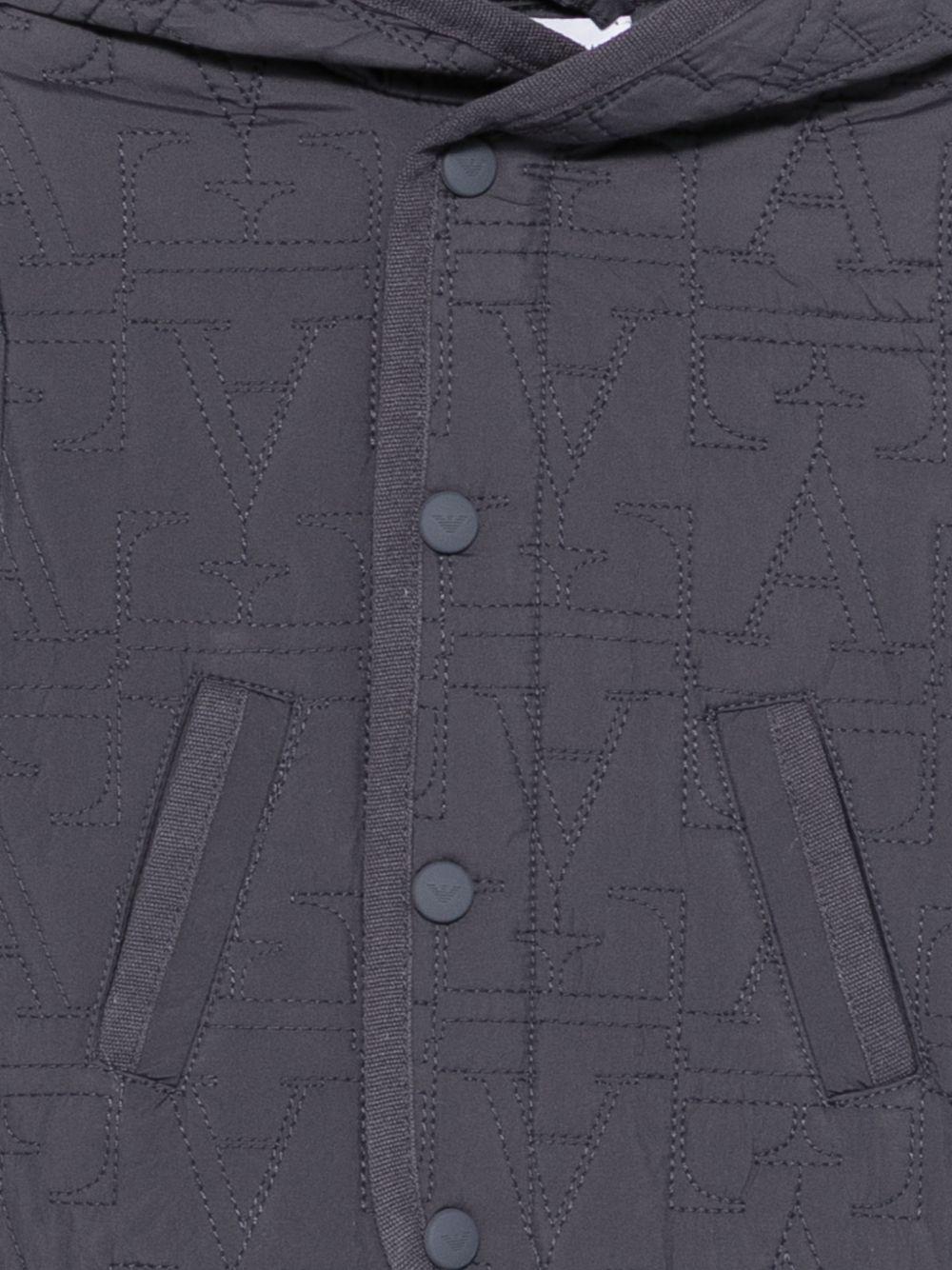 Giubbino per neonato Emporio Armani Kids blu scuro con finitura trapuntata EB001526 AF28746 UA030 EMPORIO ARMANI KIDS