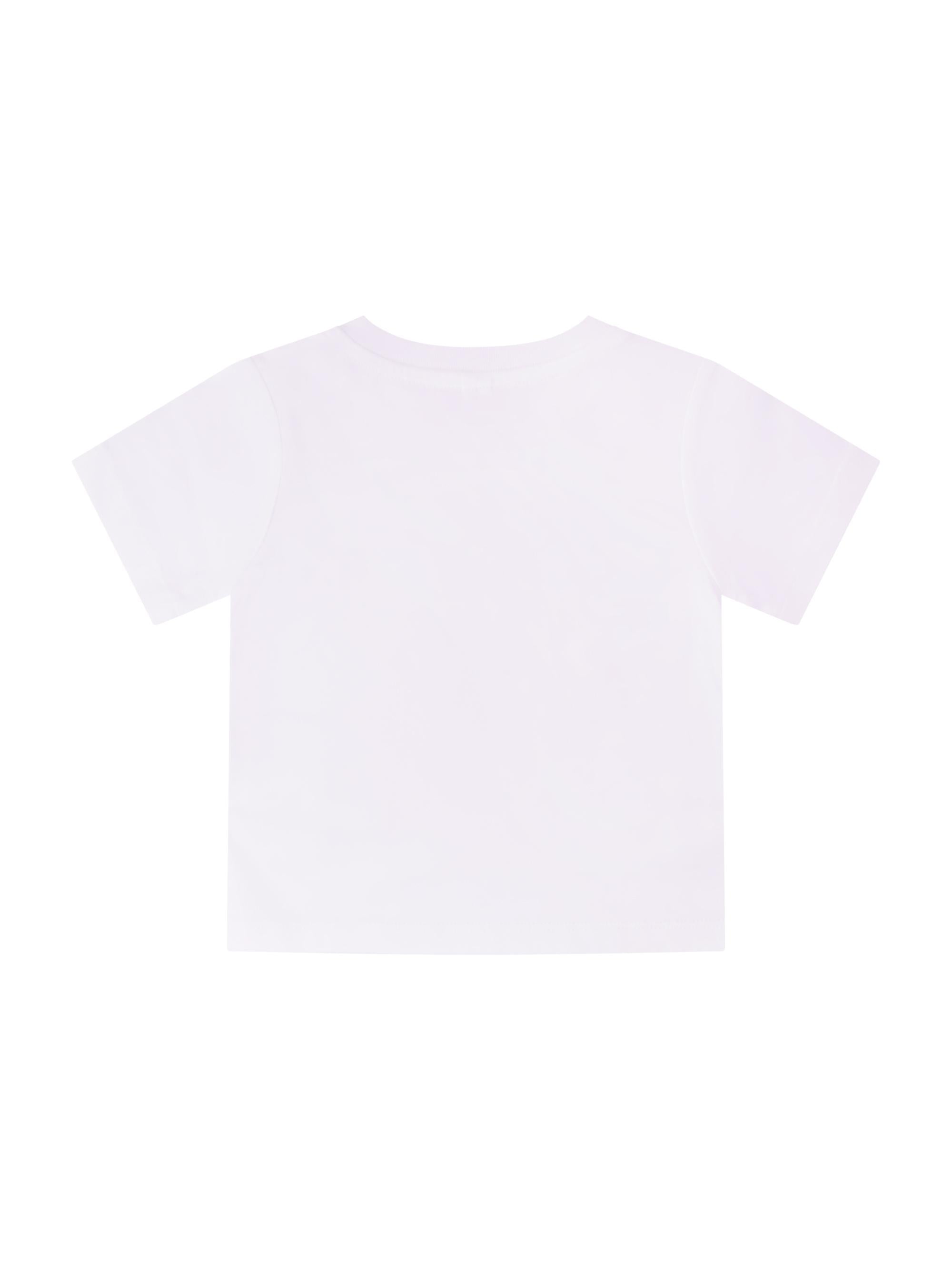 T-shirt per neonata Stella McCartney Kids bianca con stampa pesciolino sul davanti TY8061 Z0434 100 STELLA McCARTNEY KIDS