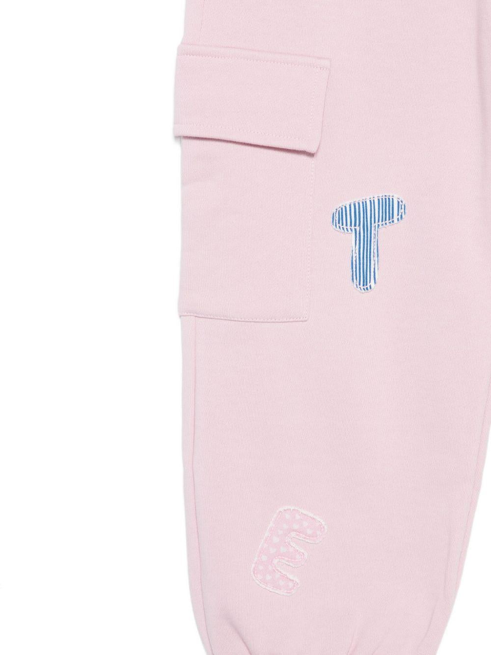 Pantaloni sportivi per bambina Stella McCartney Kids rosa con tasche cargo TX6B30 Z3059 568 STELLA McCARTNEY KIDS