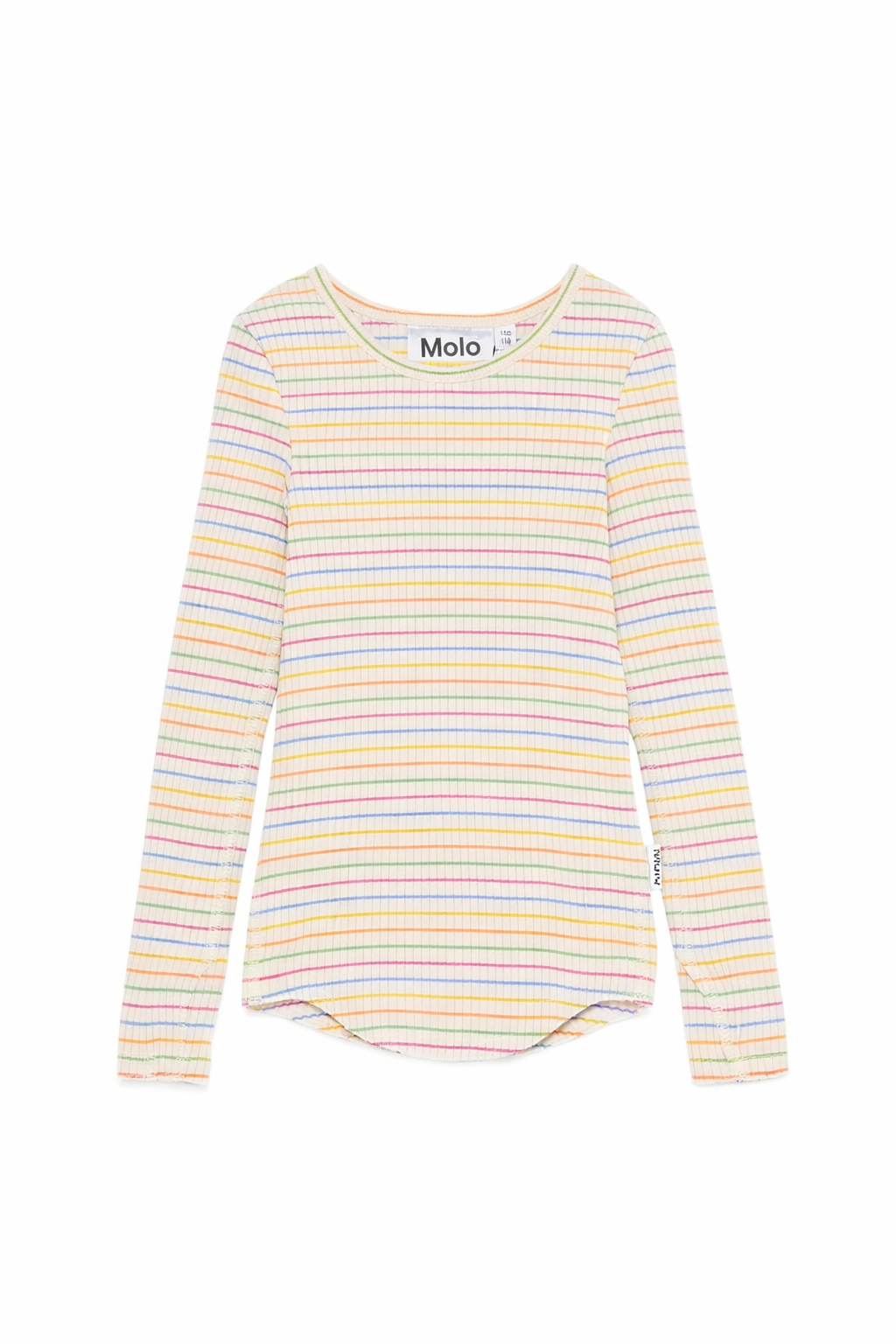 T-shirt Rochelle per bambina Molo multicolor con design a righe 2S26A406 9485 MOLO KIDS