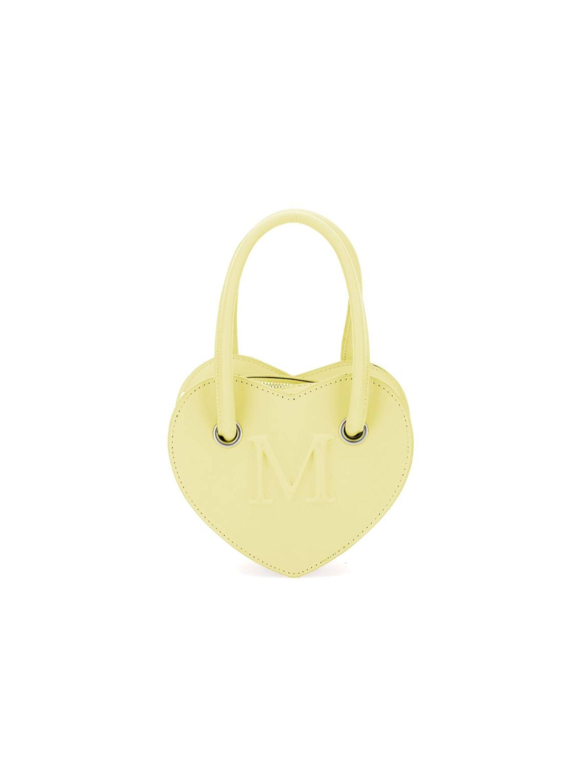 Borsa per bambina Monnalisa gialla a forma di cuore<BR/><BR/> 17G002 7069 0014 MONNALISA KIDS