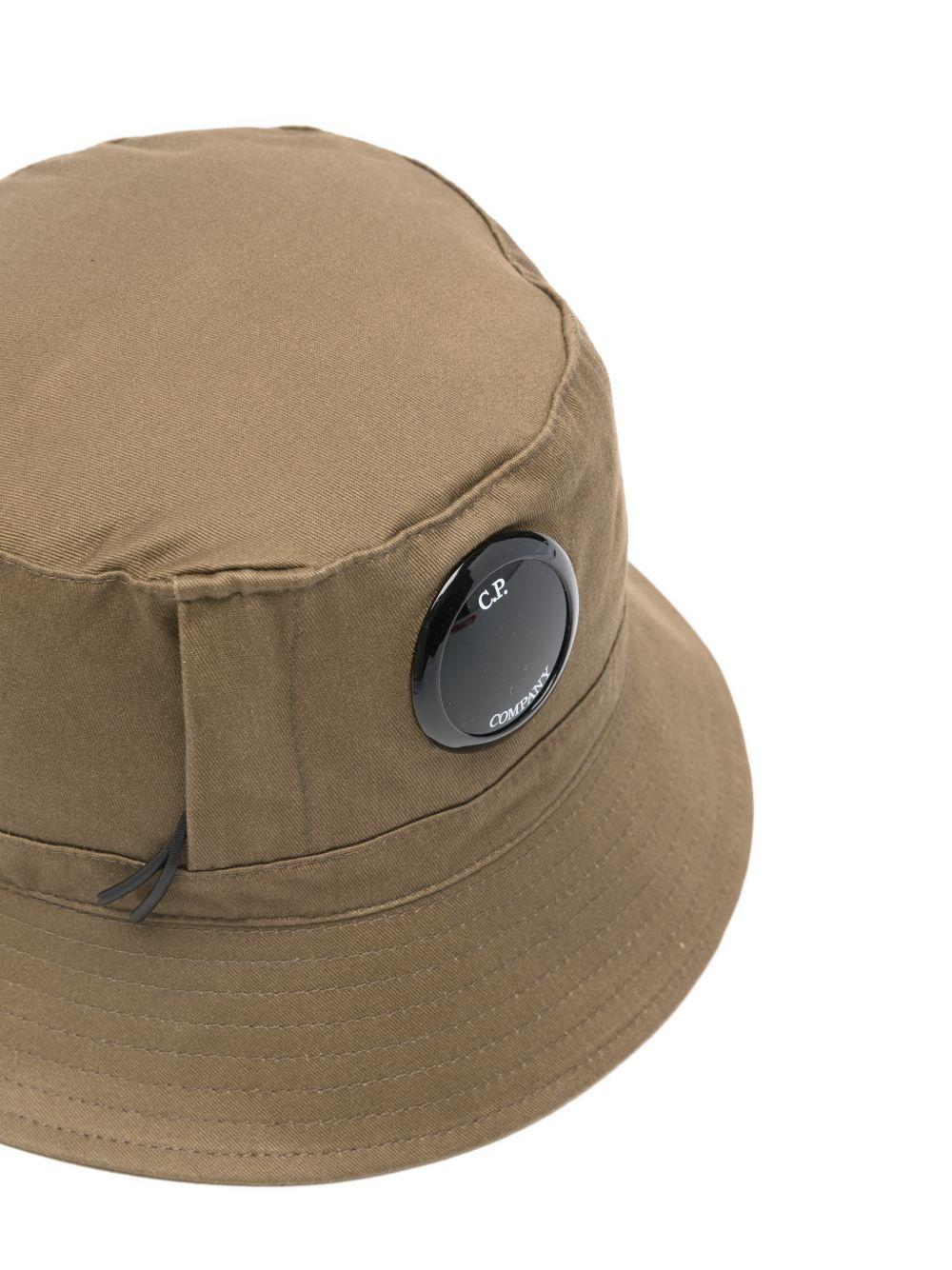 Cappello per bambino C.P. Company Kids marrone con logo CMX00NLOA04 30191 C.P.COMPANY KIDS