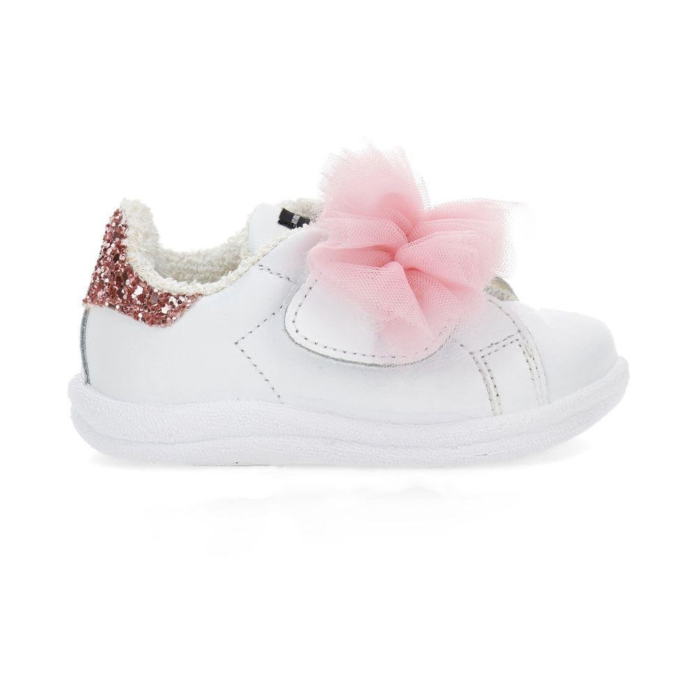 Sneakers per bambina Monnalisa rosa con dettaglio in tulle 83G012 7715 0190 MONNALISA KIDS