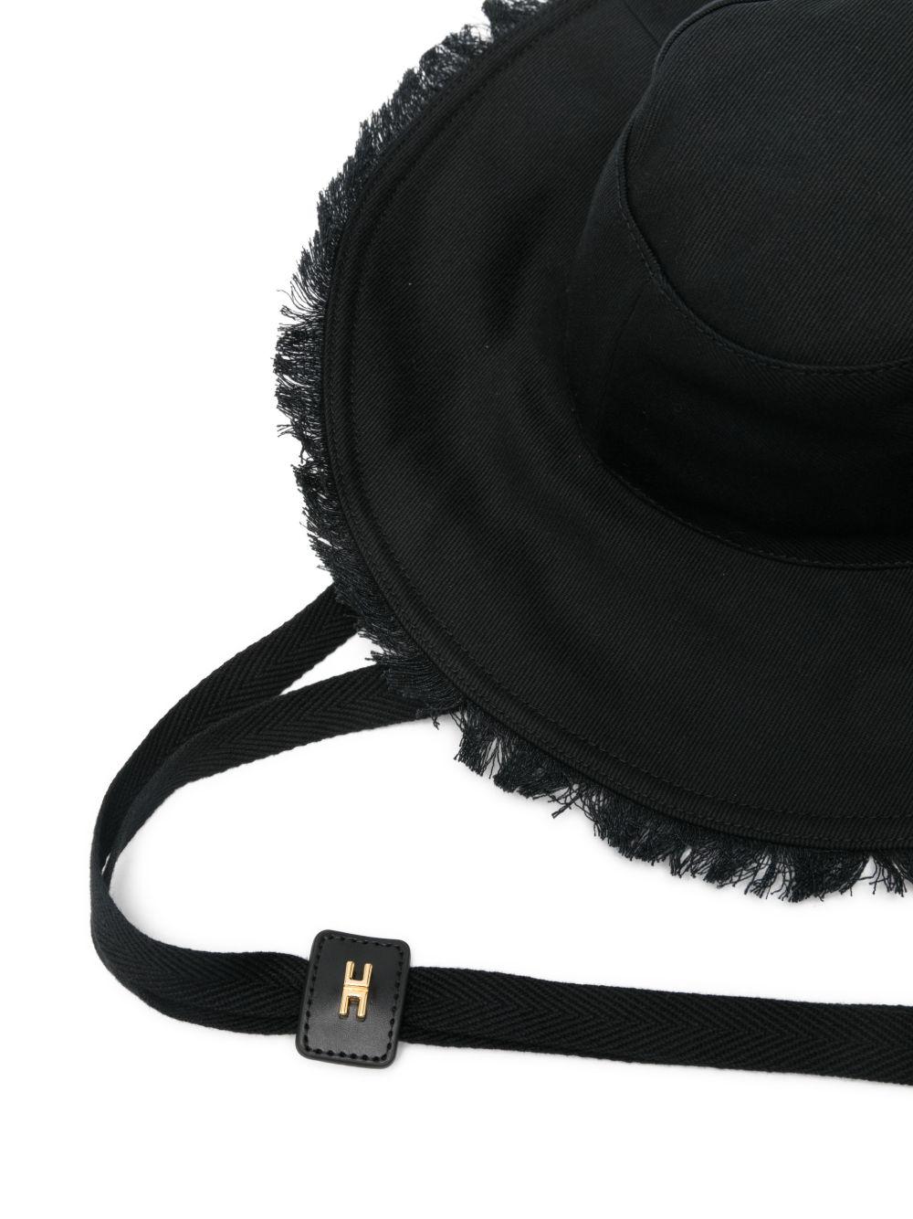Cappello per bambina Elisabetta Franchi La Mia Bambina nero con frange EFCP031CCA034 N000 ElISABETTA FRANCHI