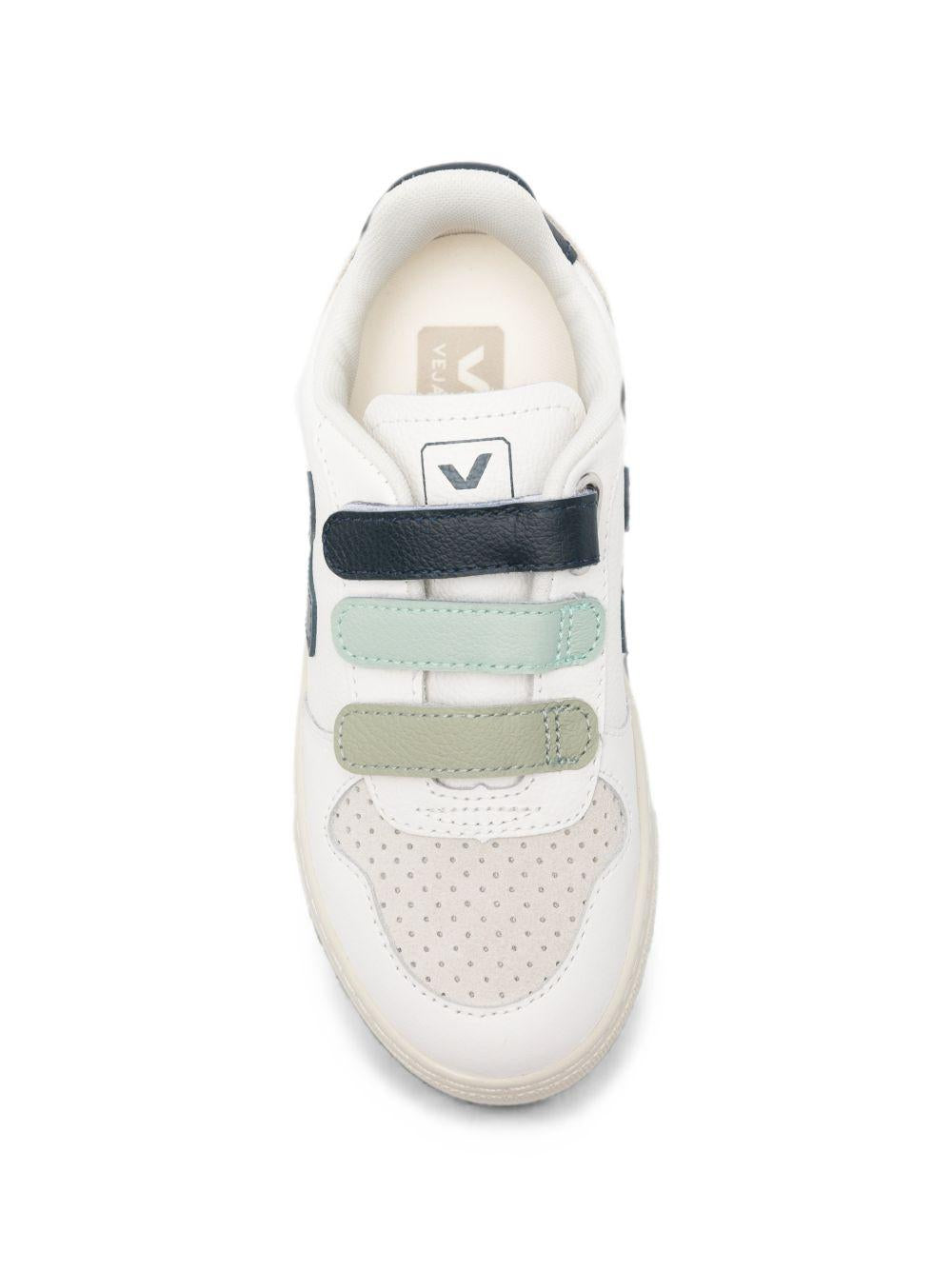 Sneakers per bambini Veja Kids bianche con logo sui lati CV0521761 WHITE CALIFORNIA VEJA KIDS