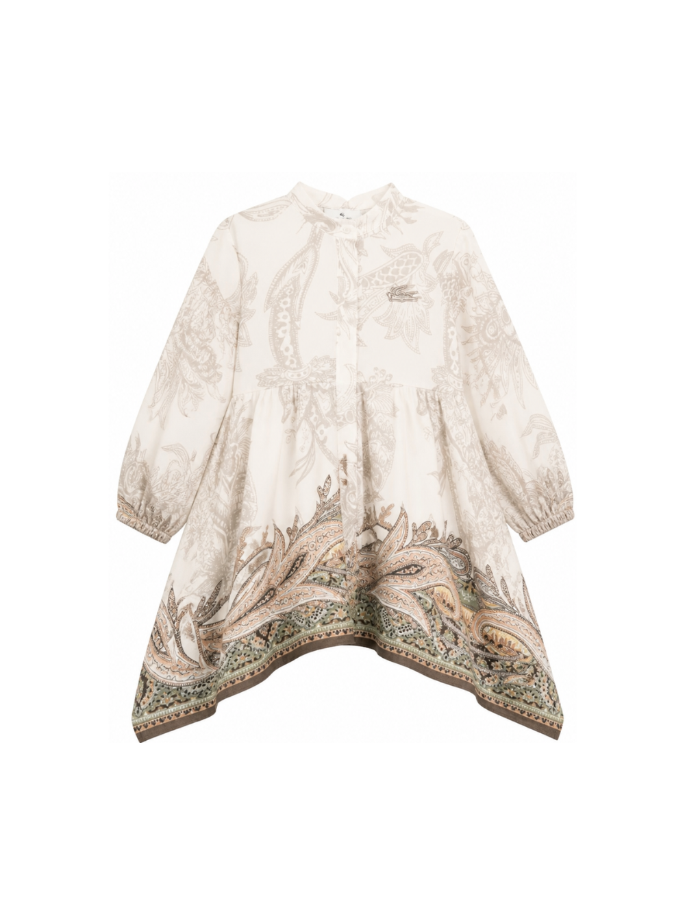 Abito per bambina Etro Kids beige con stampa Paisley all-over GZ5A30 K0323 102BG ETRO KIDS
