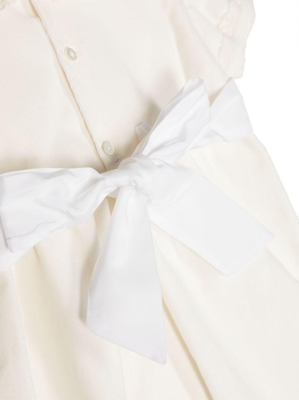 Tutina per neonata Mariella Ferrari bianco con fiocco ABM11MCT 037 MARIELLA FERRARI