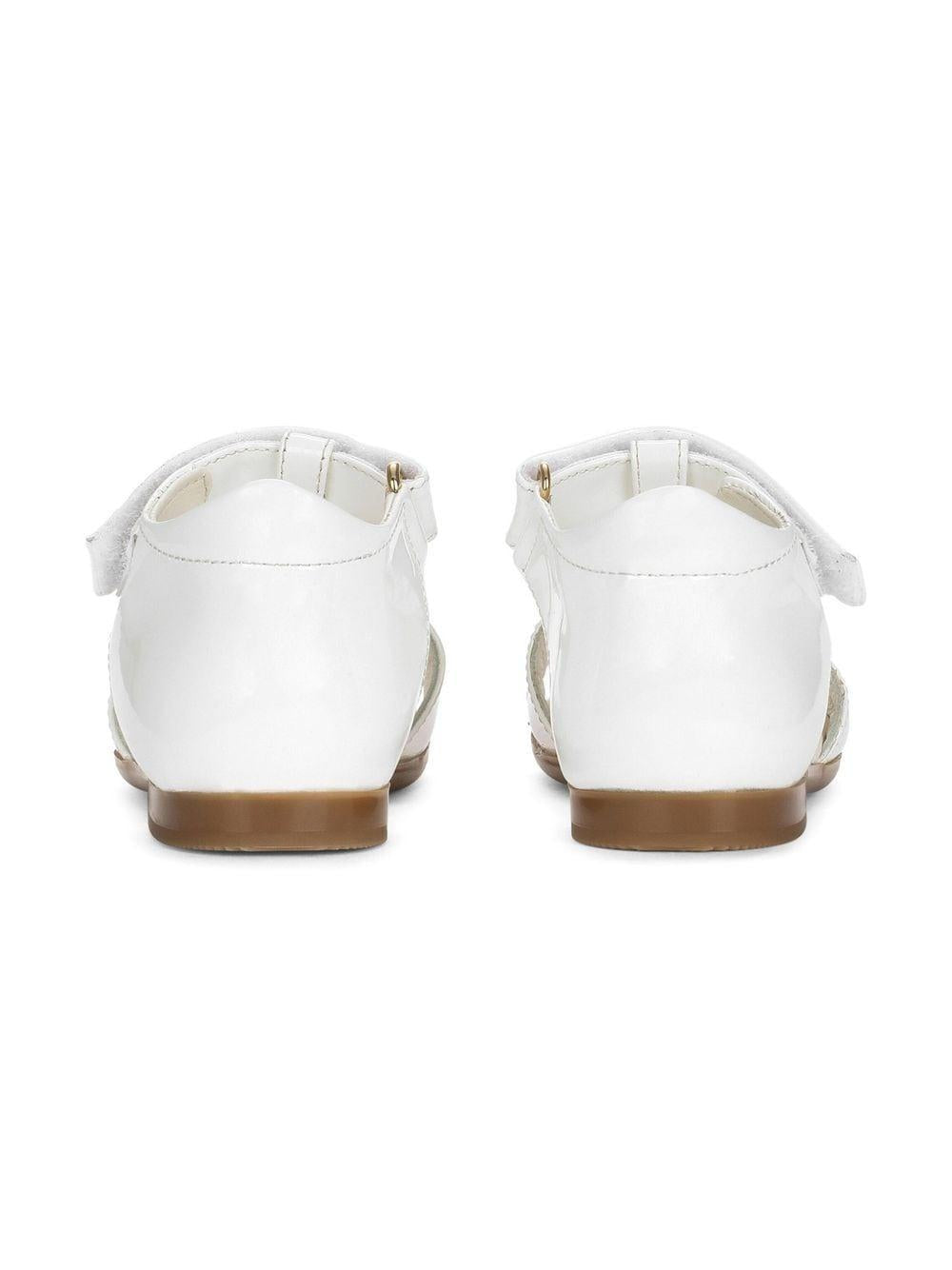 Sandali con placca logo D20082 A1328 87682 DOLCE & GABBANA KIDS