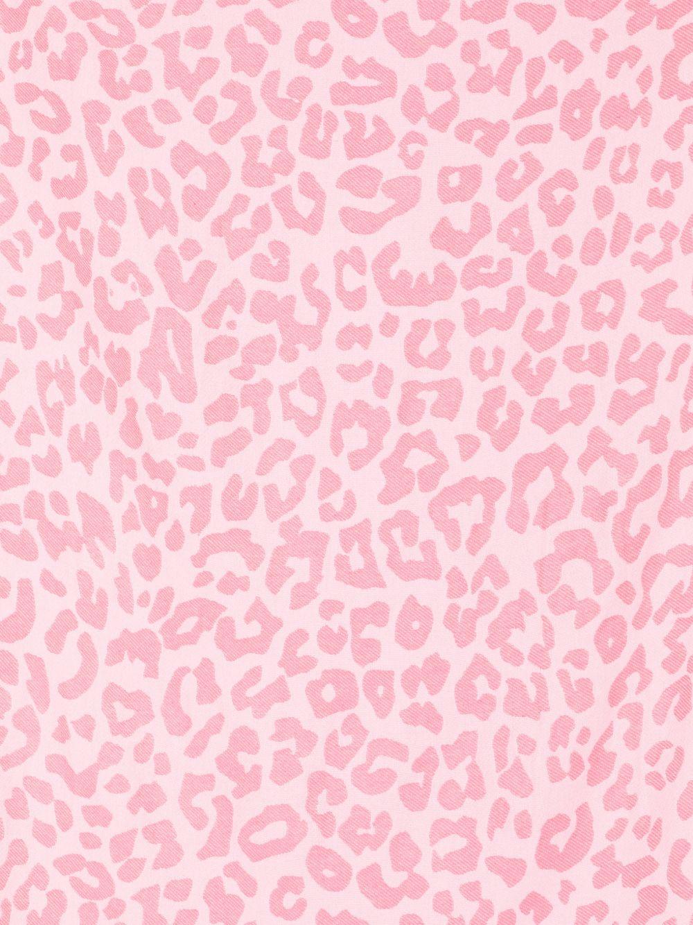 Telo mare MC2 Saint Barth rosa con motivo animalier FOUT009 02713L MC2 ST. BARTH KIDS