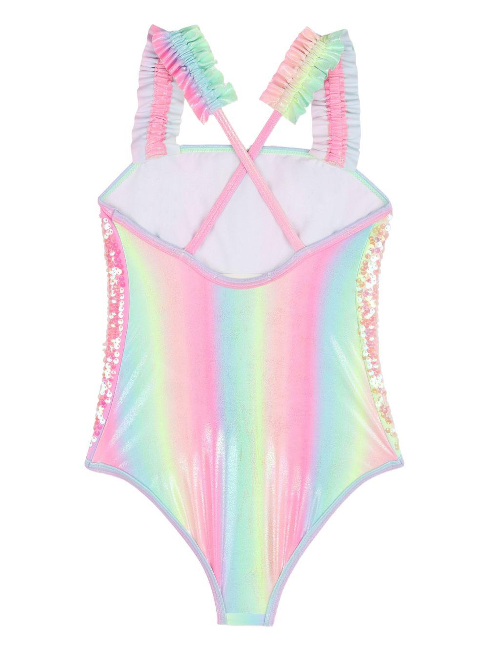 Costume da bagno per bambina Billieblush rosa con paillettes U22200 Z41 BILLIEBLUSH KIDS