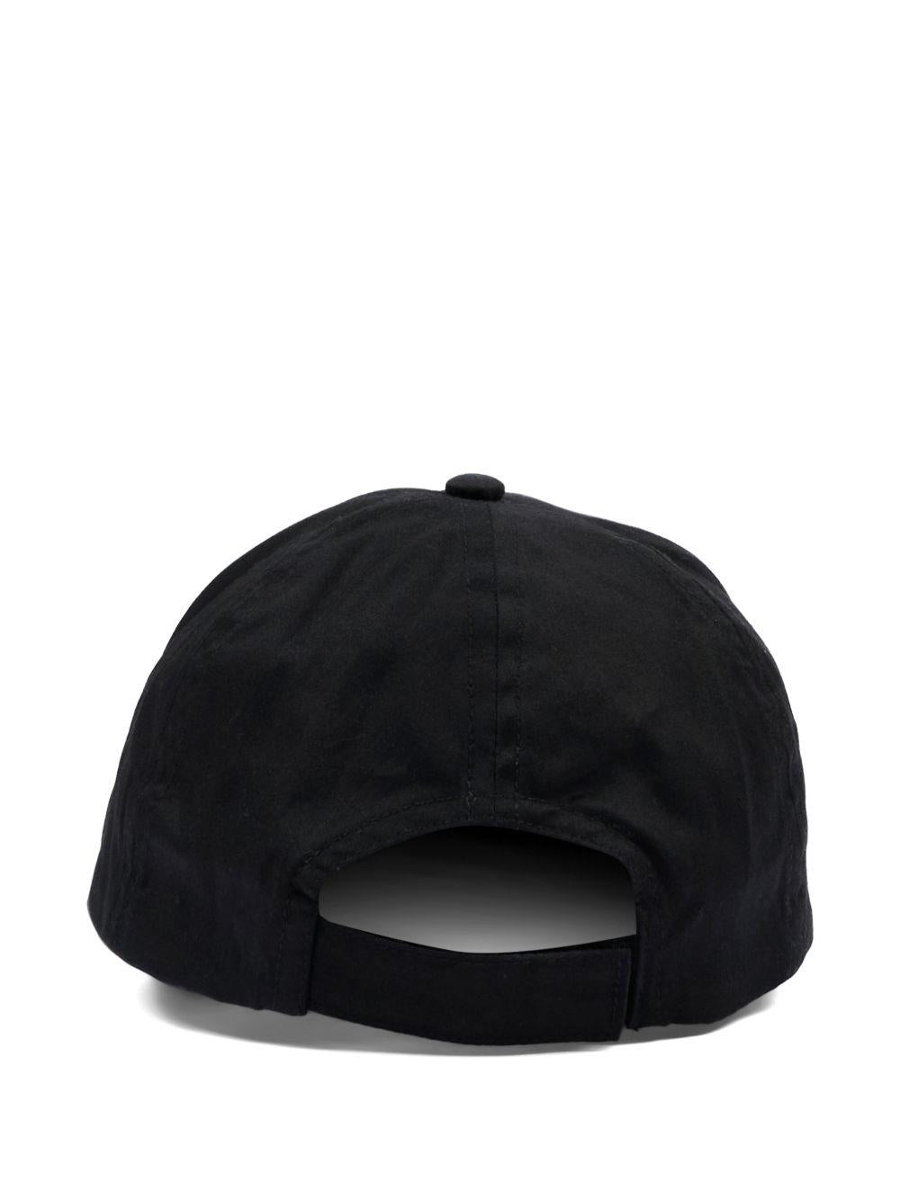 Cappello da baseball per bambini Moschino Kids nero con logo HVX01NLOA00 60100 MOSCHINO KIDS