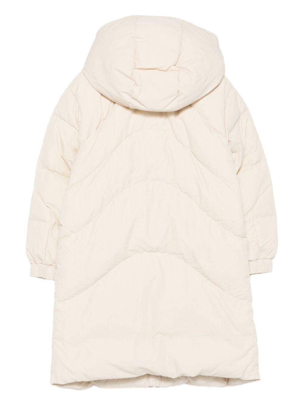 Piumino per bambino Emporio Armani Kids beige con cappuccio EB000490 AF16042 U1156 EMPORIO ARMANI KIDS