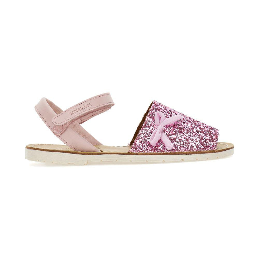 Sandali per bambina Monnalisa rosa con dettagli in paillettes 87G003 7711 G091 MONNALISA KIDS