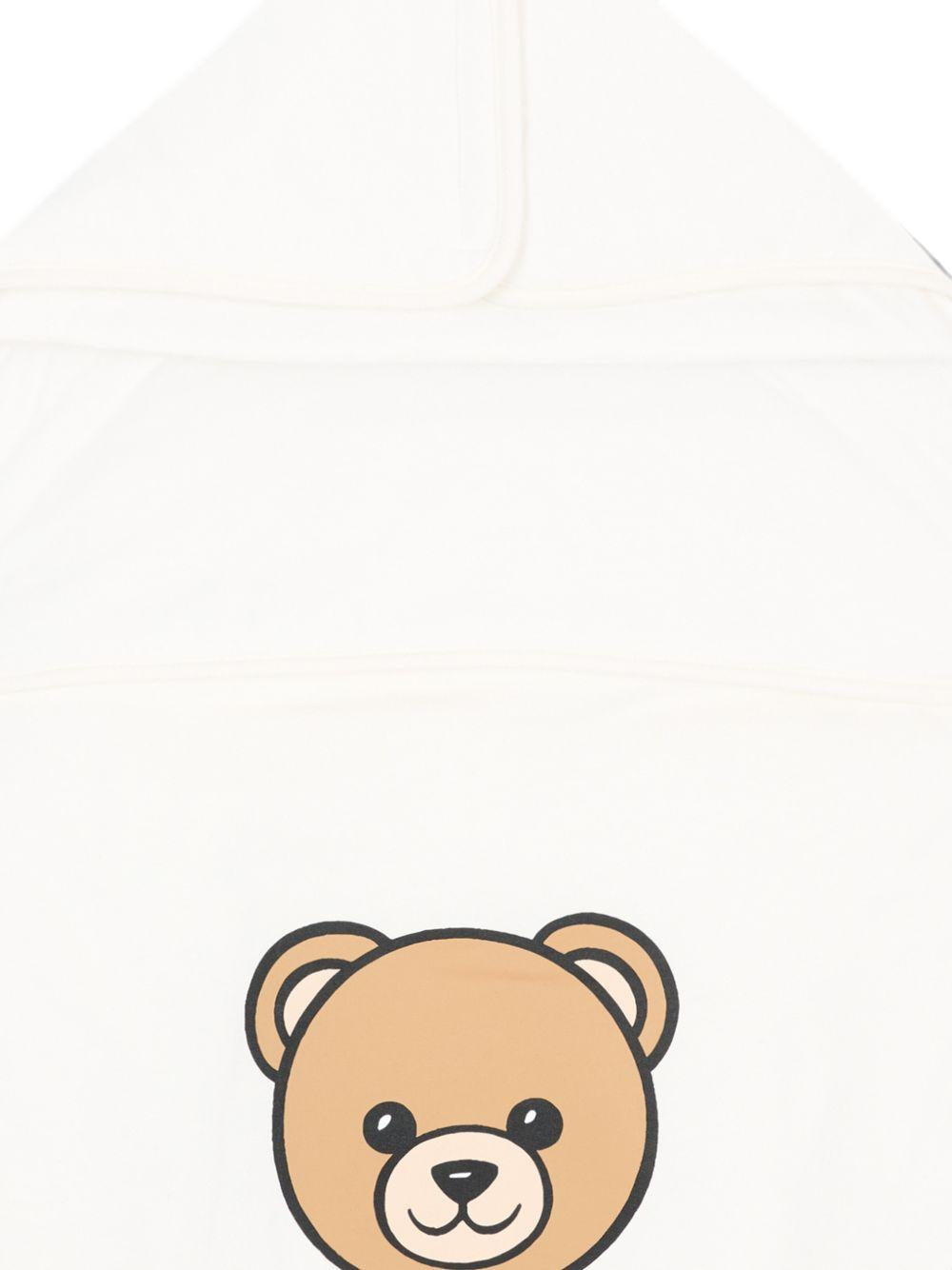 Sacco nanna per neonati Moschino Kids bianco con motivo Teddy Bear MUE00WLCA40 10063 MOSCHINO KIDS