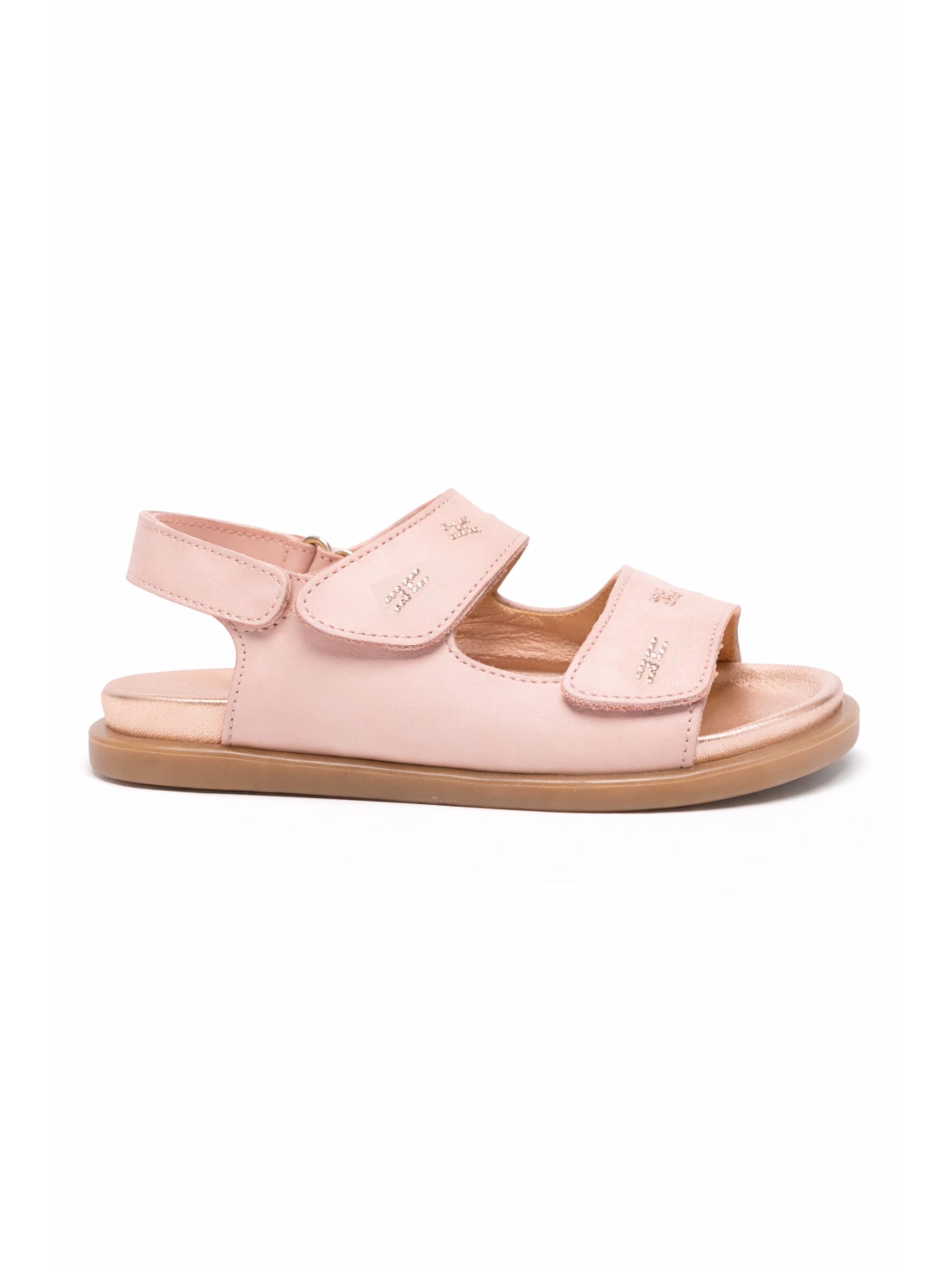 Sandali per bambina Elisabetta Franchi La Mia Bambina rosa con applicazione logo F1A2E0554023 9325 ElISABETTA FRANCHI KIDS