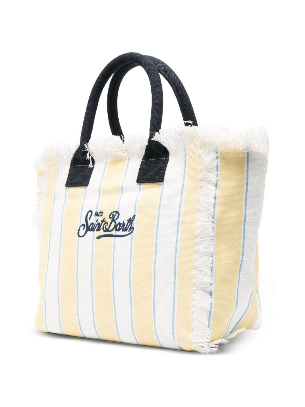 Borsa MC2 Saint Barth gialla con dettagli sfrangiati VANI001 02600L MC2 ST. BARTH KIDS