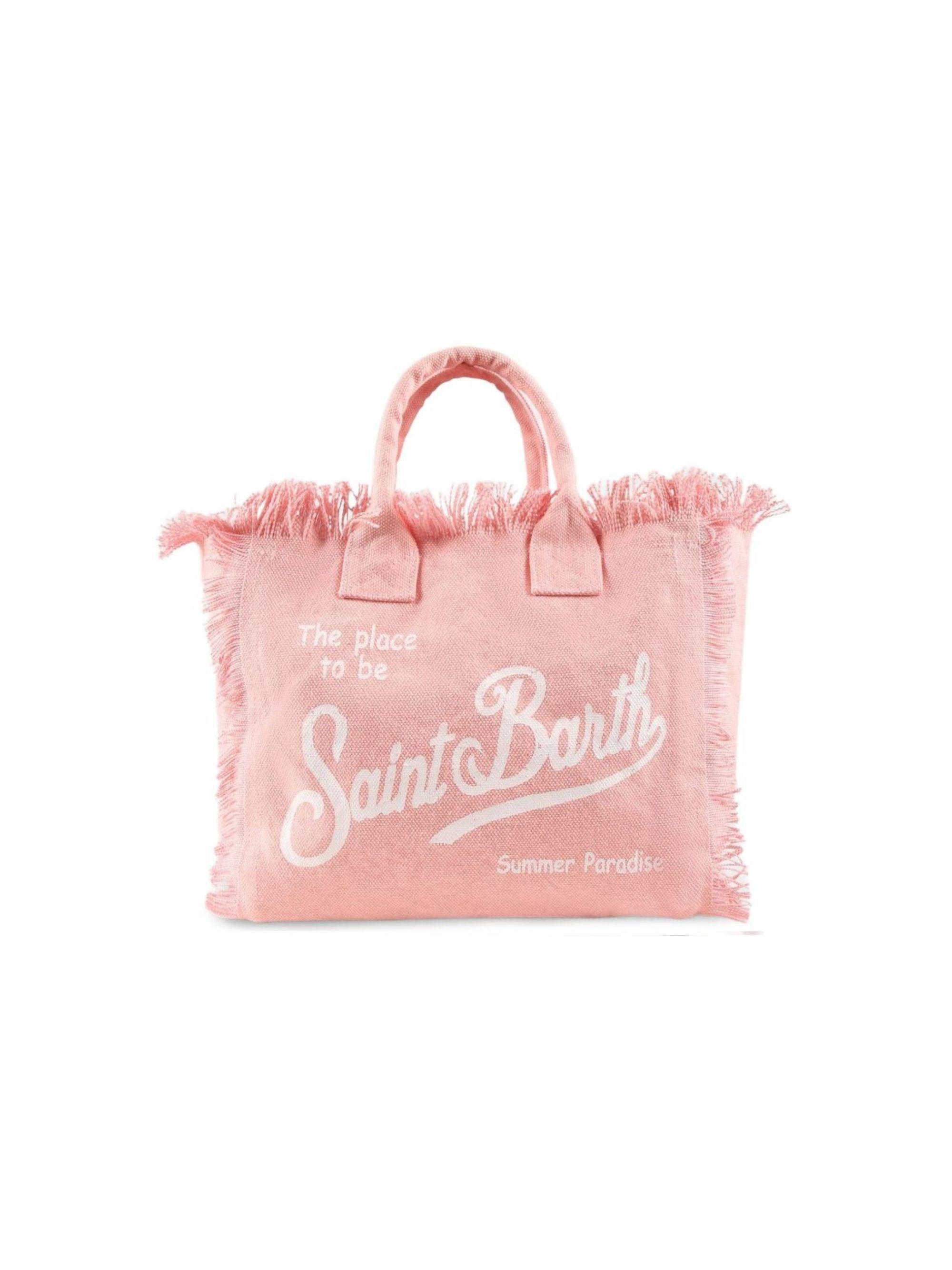 Borsa Colette MC2 Saint Barth rosa con dettaglio frange COL0001 00135L MC2 ST. BARTH KIDS
