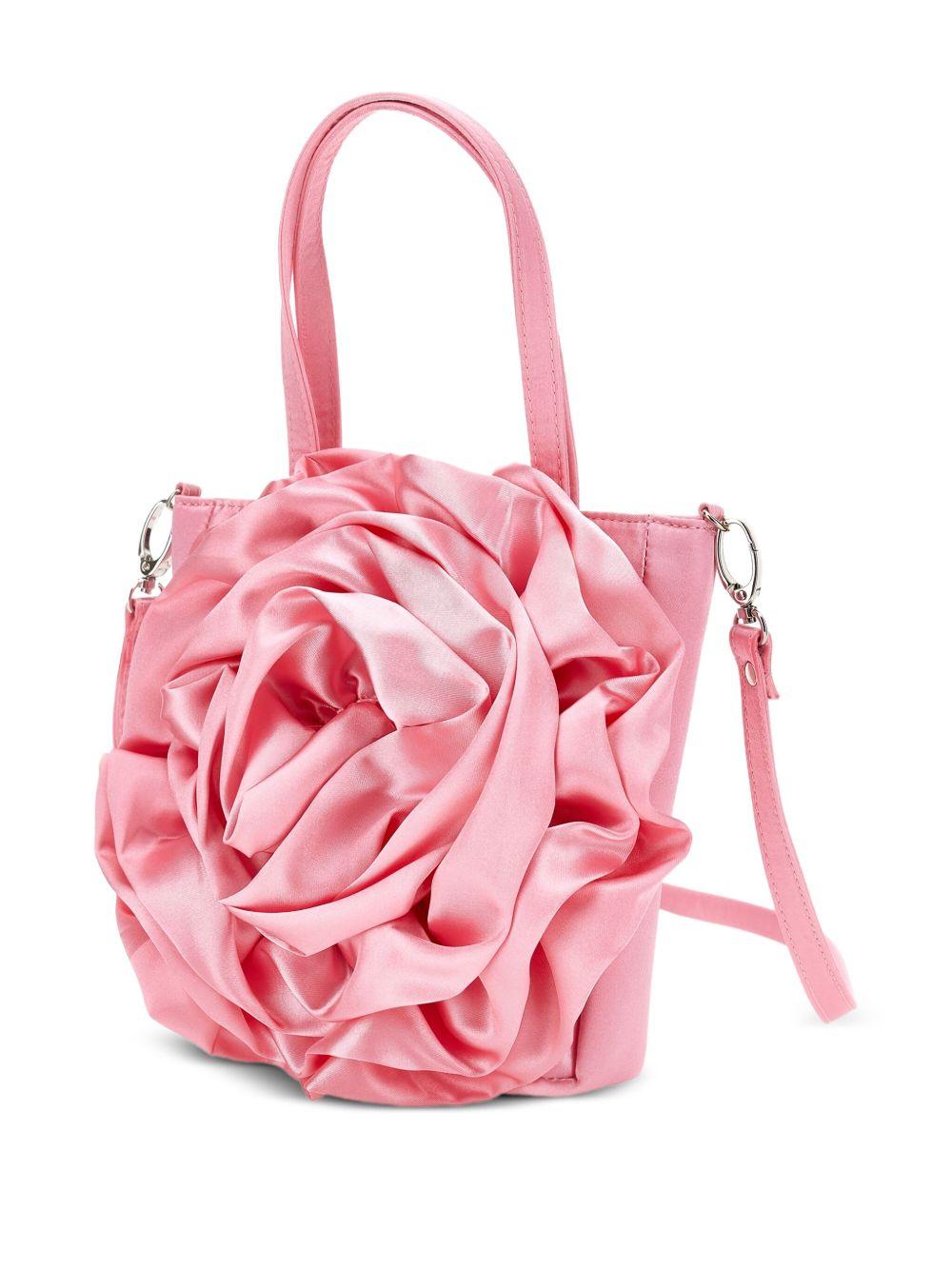 Borsa a mano per bambina Monnalisa rosa con dettaglio rosa 19F012 6047 0093 MONNALISA