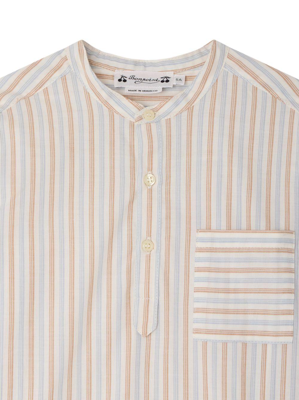 Camicia per bambino Bonpoint multicolore con motivo a righe S06BSHW00029 210 BONPOINT KIDS