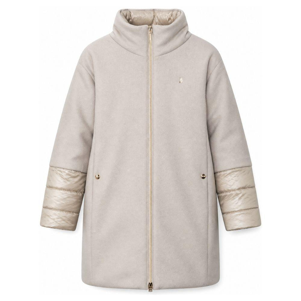 Cappotto per bambina Herno Kids grigio con design imbottito CA000014G33344 1985 HERNO KIDS