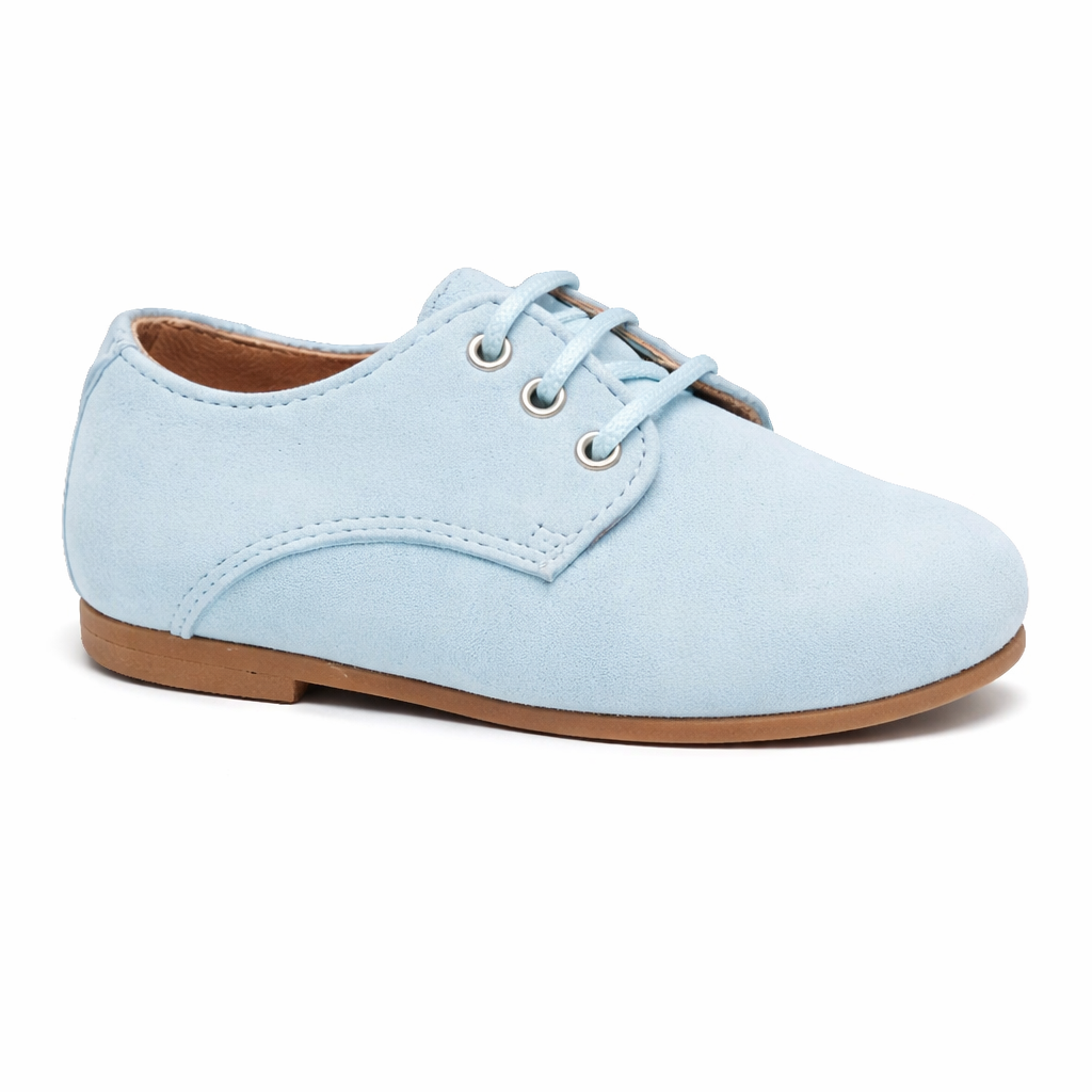 Scarpe primi passi per neonato Eli1957 azzurro con lacci 14027AK CELESTE Eli Kids