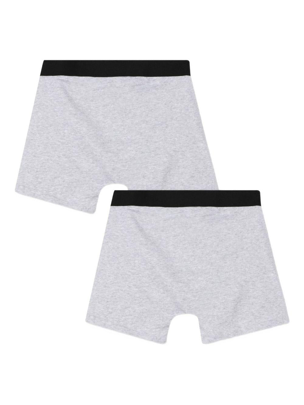 Set di 2 boxer Boss Kids grigi con stampa J52665 A32 BOSS KIDS