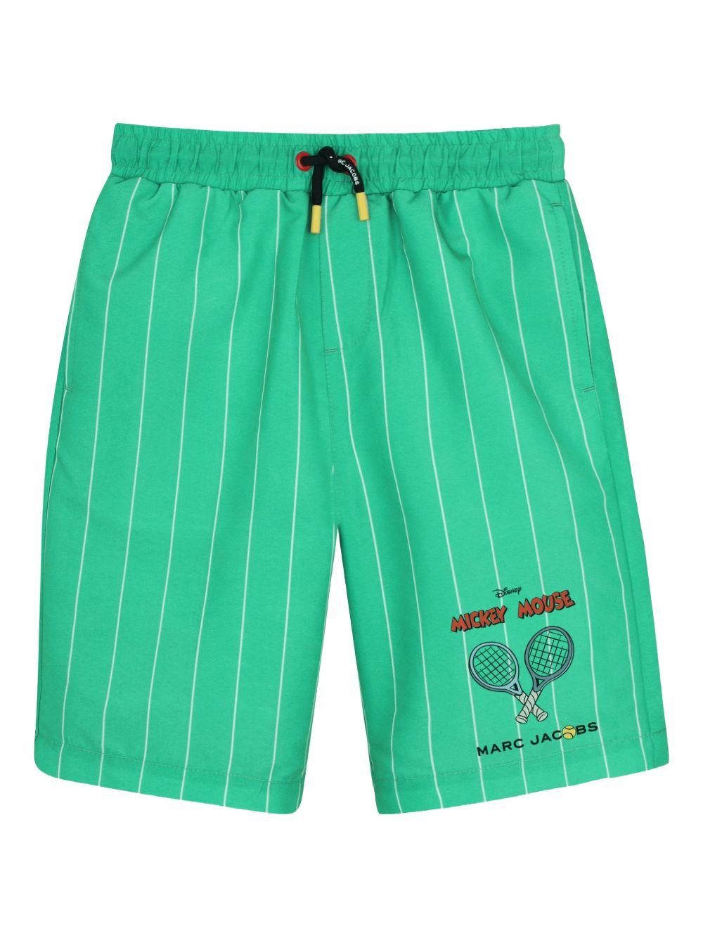 Costume per bambino The Marc Jacobs Kids x Mickey Mouse verde a righe W60799 73D THE MARC JACOBS KIDS