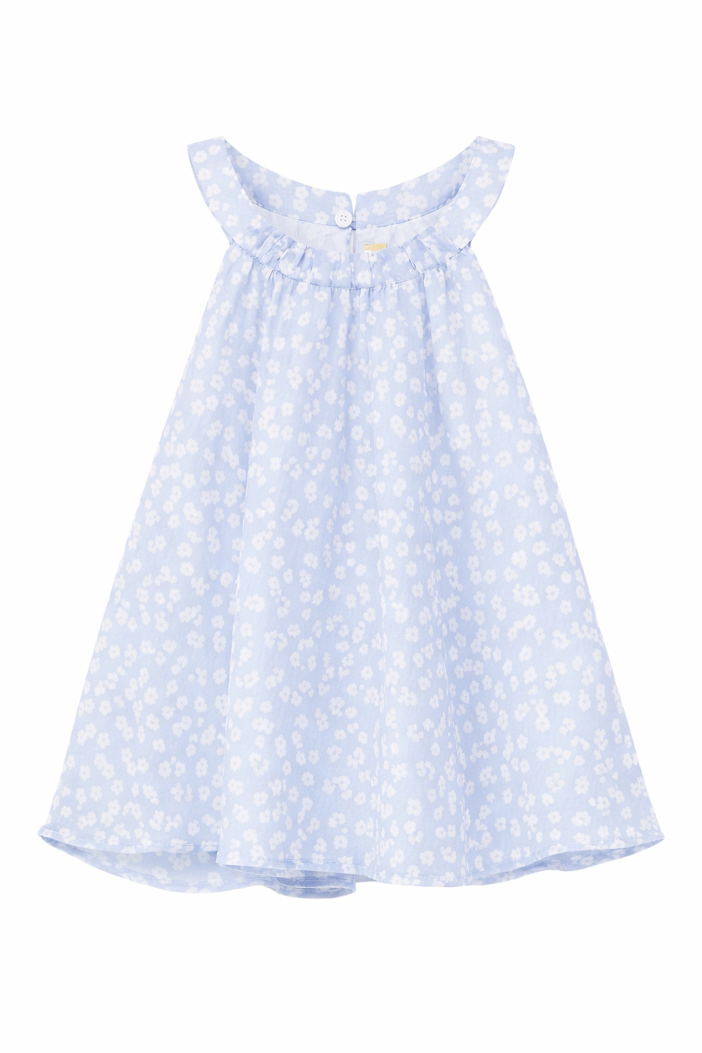 Top per bambina Stella McCartney Kids blu con stampa floreale all-over TY5B21 K0268 602BC STELLA McCARTNEY KIDS