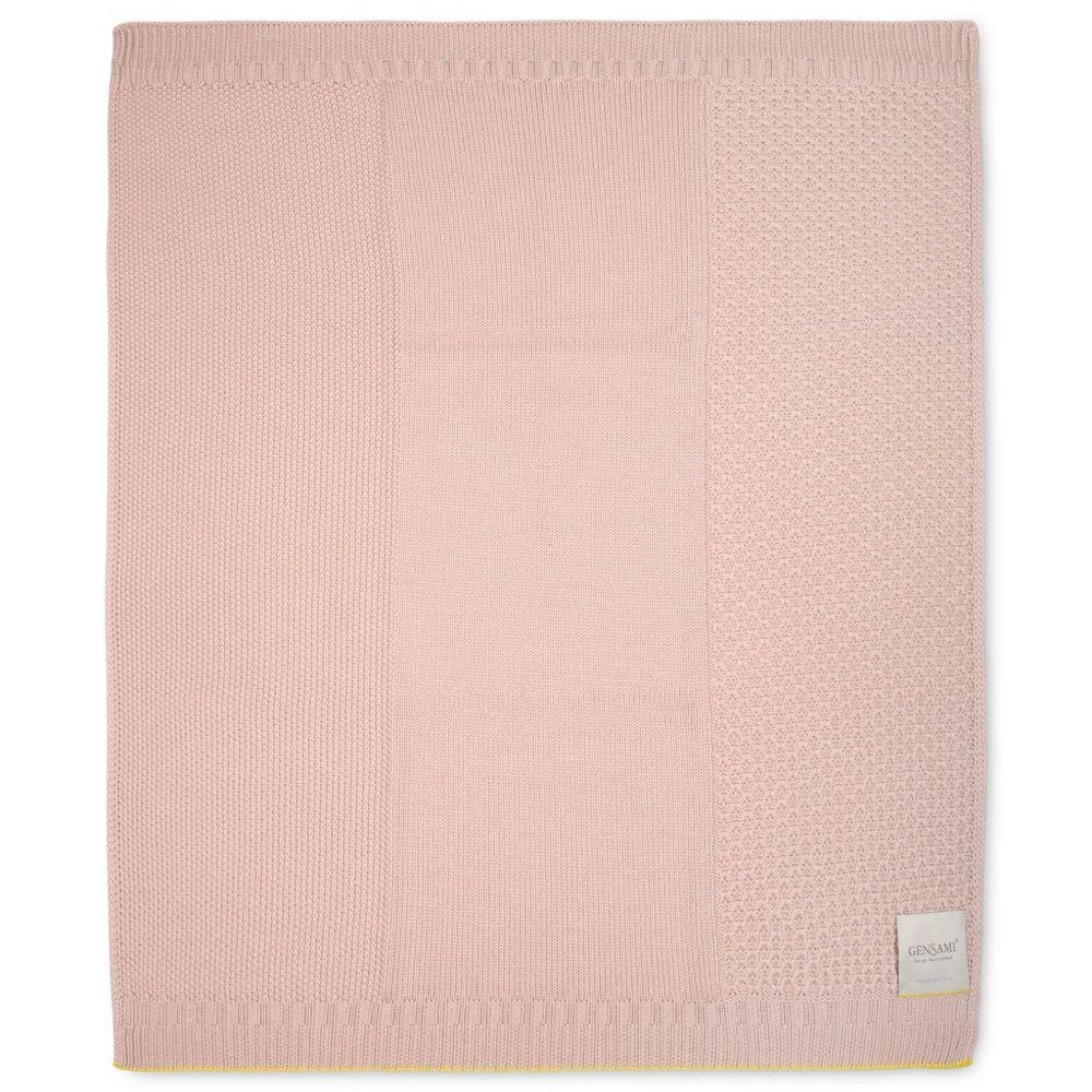 Coperta per neonata Gensami kids rosa lavorato all'uncinetto COP01-B-ONDA CAMEO PINK GENSAMI KIDS