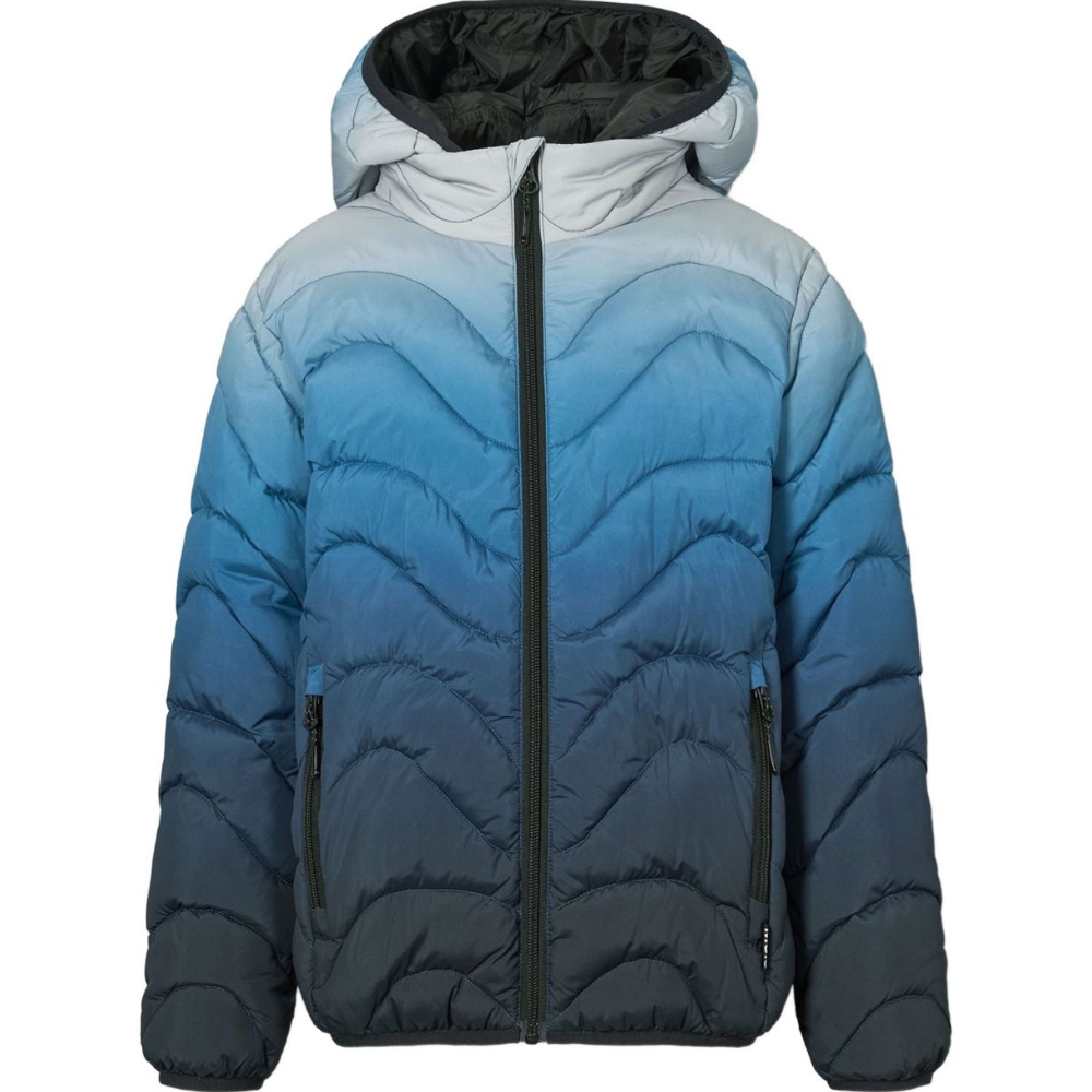 Giubbino Hao per bambino Molo blu con cappuccio staccabile 5W25M335 4946 MOLO