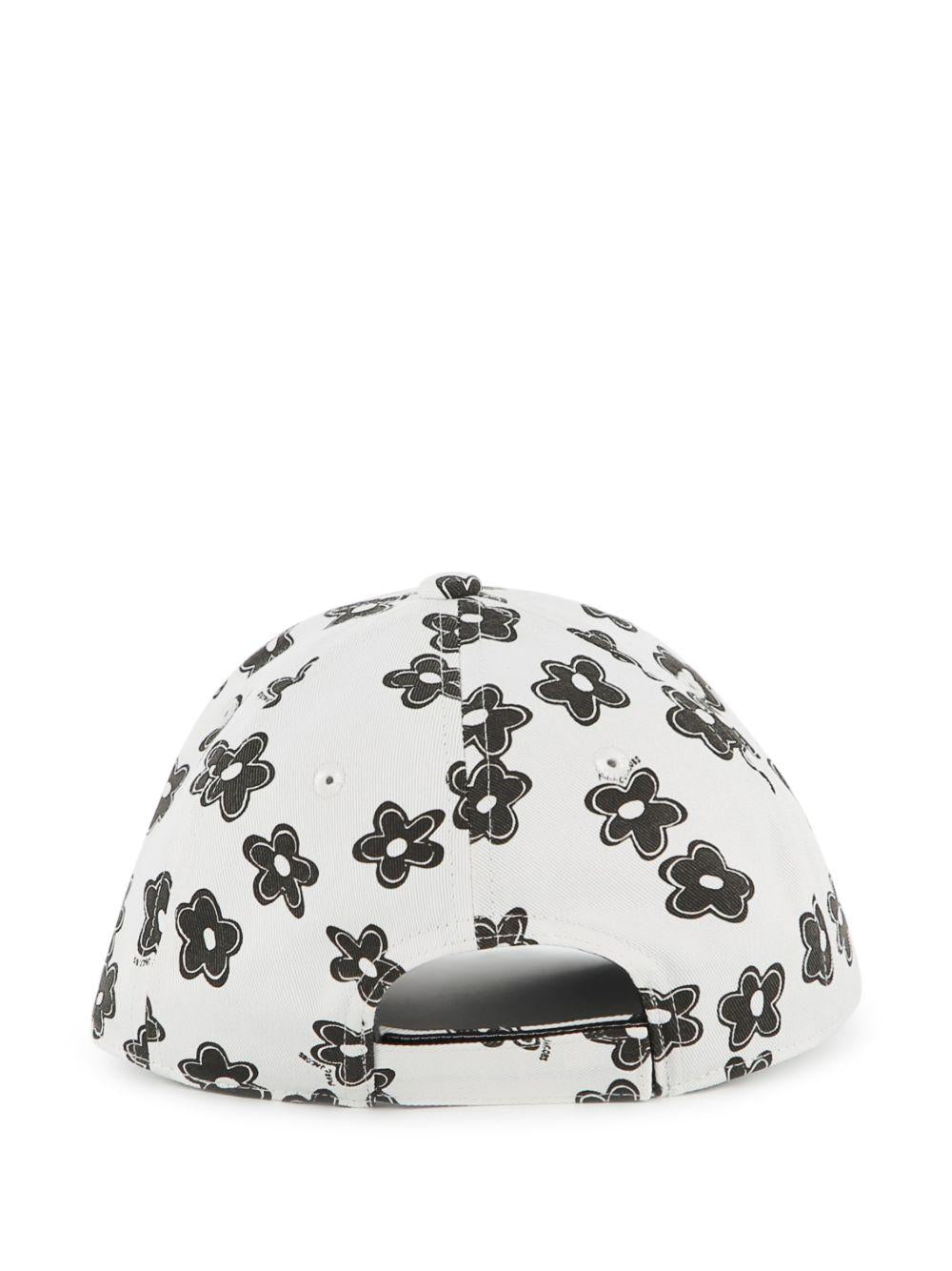 Cappello da baseball per bambina The Marc Jacobs Kids multicolore con stampa a fiori W60839 126 THE MARC JACOBS KIDS