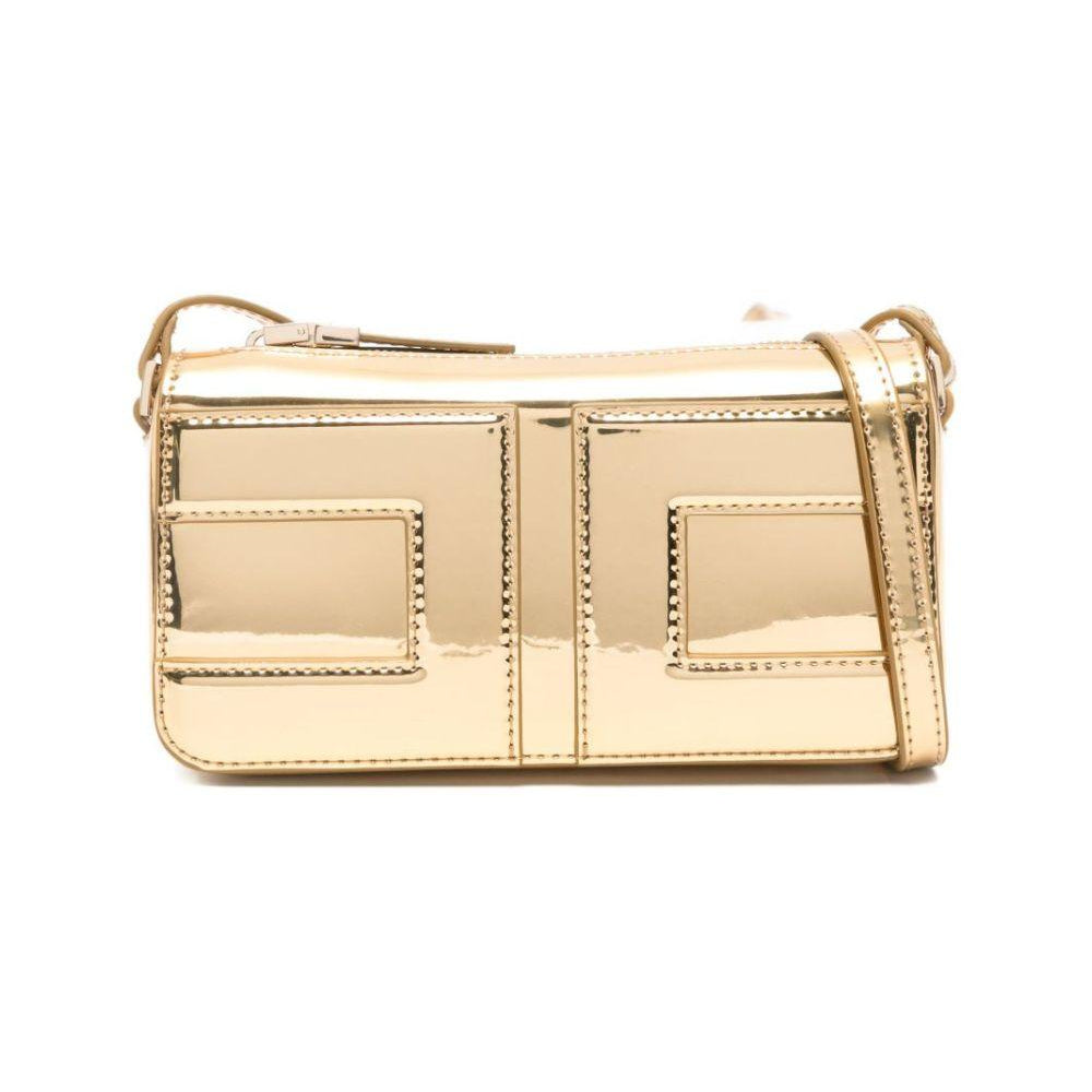 Borsa a tracolla mini per bambina Elisabetta Franchi La Mia Bambina oro con logo EFBO114CTV132 2165 ElISABETTA FRANCHI KIDS