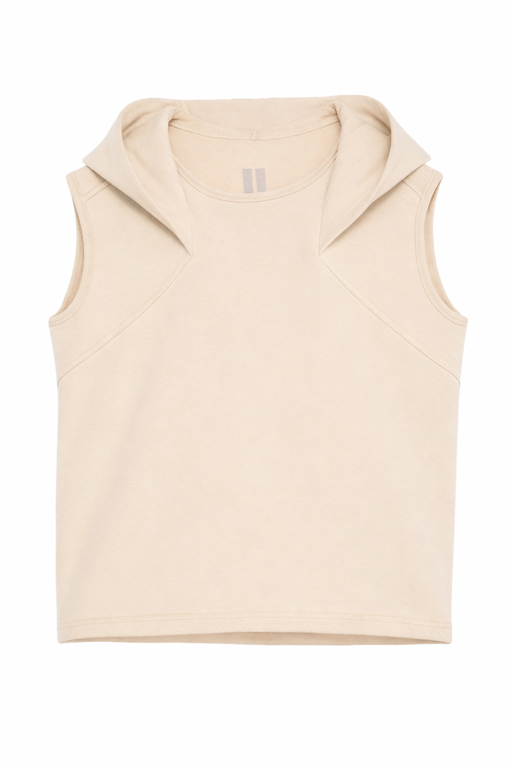 Felpa per bambino Rick Owens Kids beige con cappuccio BG01F3162FP 138 RICK OWENS KIDS