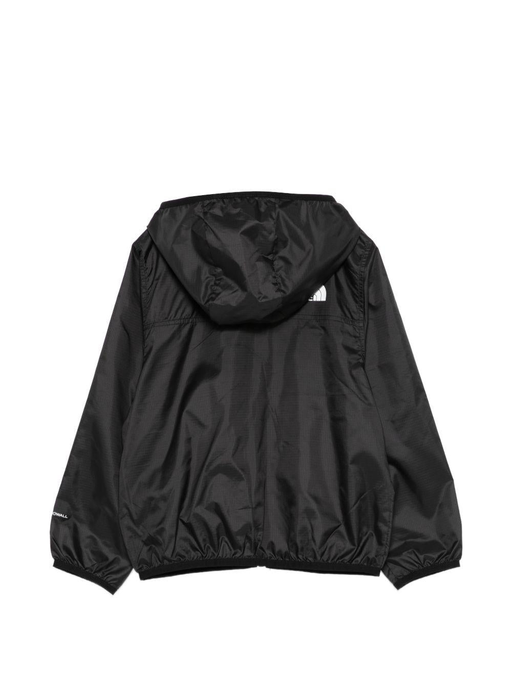 Giacca a vento Cyclone per bambino The North Face Kids nera con logo sul davanti NF0A8ANM JK31 THE NORTH FACE KIDS