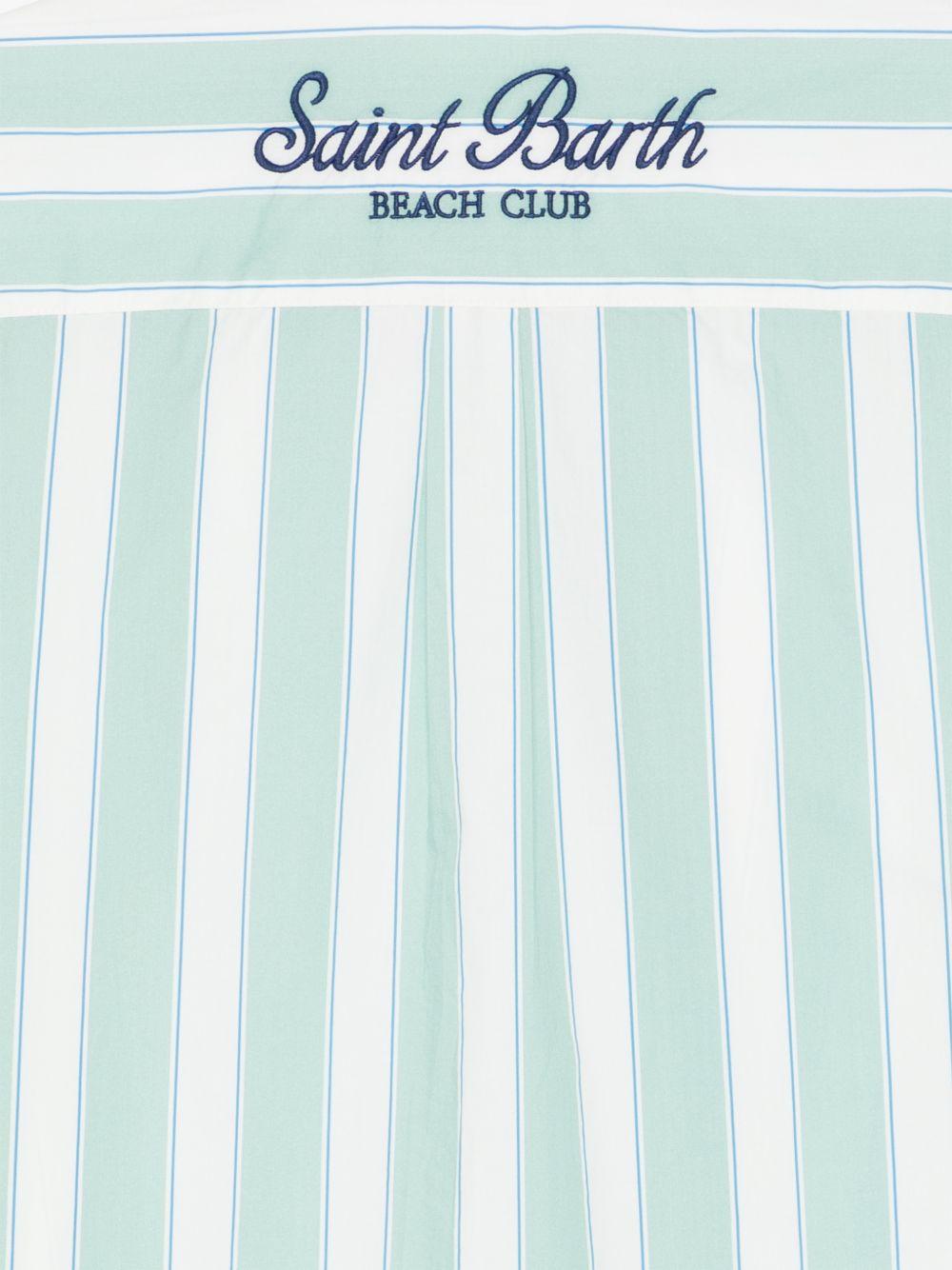 Camicia per donna MC2Saint Barth multicolore con design a righe BRIG001 00521L MC2 ST. BARTH