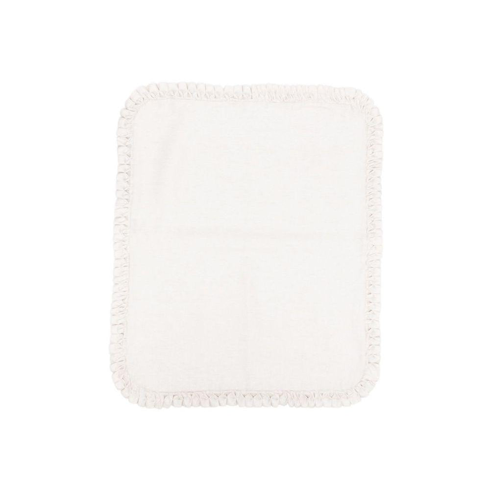 Coperta per neonati La Stupenderia beige con bordo arricciato 2CBCO50 D12PIN LA STUPENDERIA