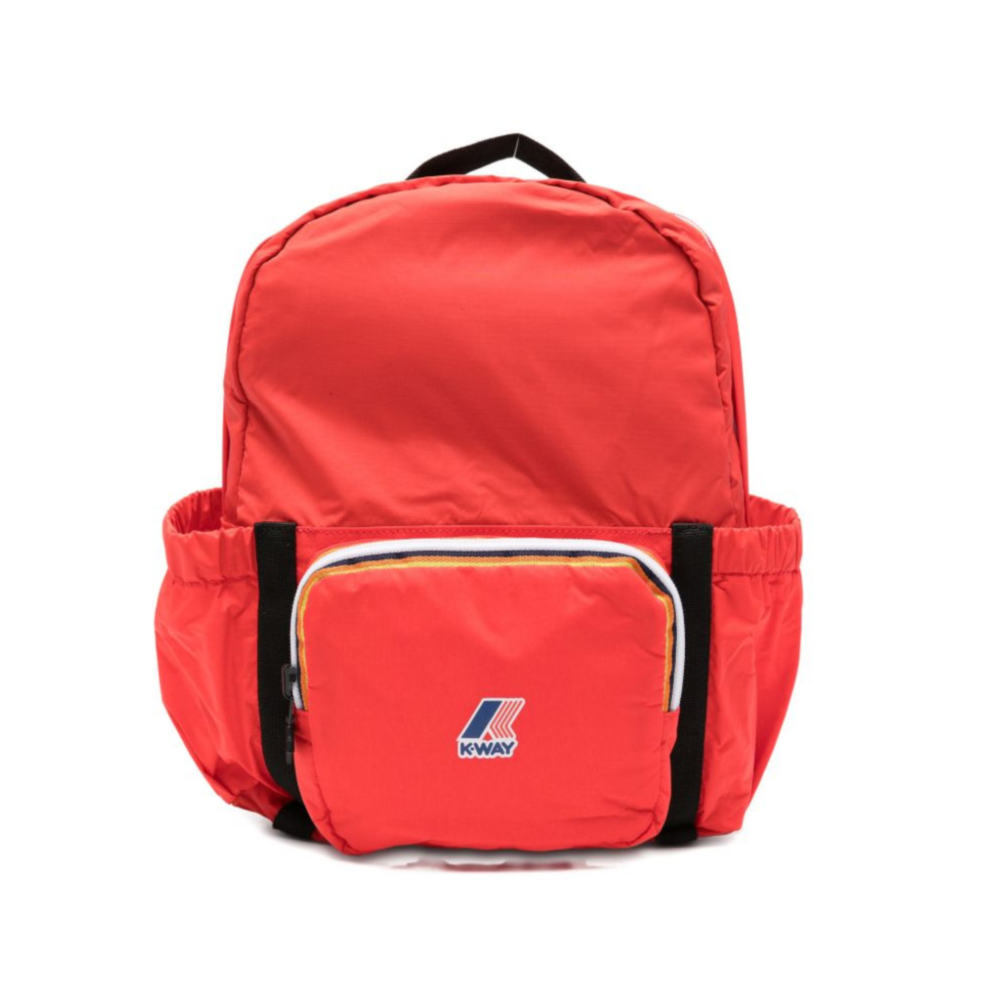 Zaino per bambini Le Vrai 4.0 K-Way Kids blu rosso con zip e patta con logo K81421W B04 K-WAY KIDS