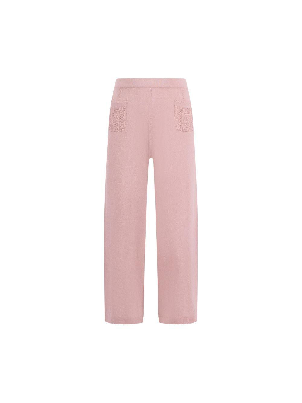 Pantaloni per bambina Emporio Armani Kids rosa con due tasche posteriori EG000781 AF22791 U4013 EMPORIO ARMANI KIDS